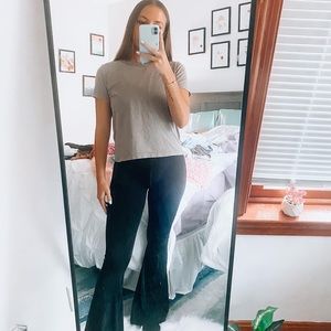 Aerie Offline Crossover Waist Flare Leggings